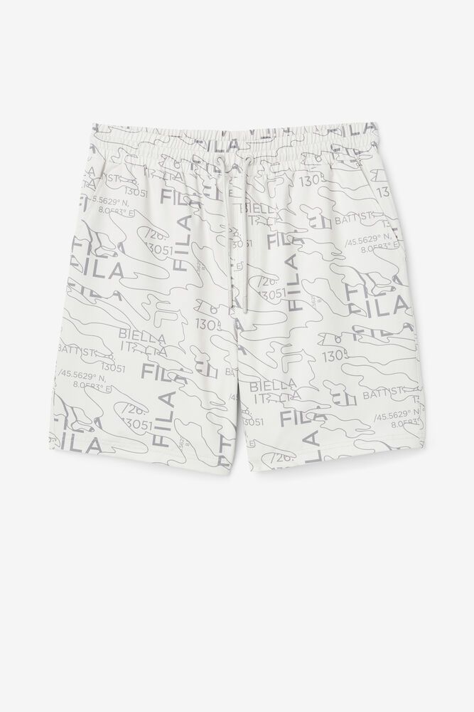 Fila Decklan Shorts White - Mens - 60471YHIS